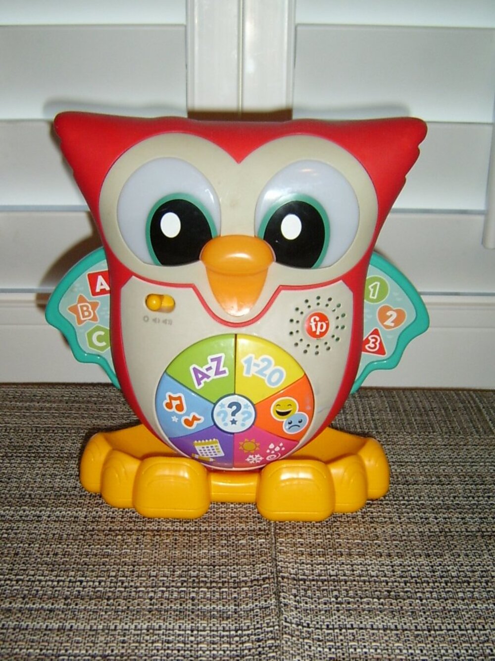 Fisher-Price Linkimals Owl Lights & Learning Musical Toy w/Batteries, VGUC